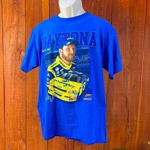 Mens Lg or ladies XL tee with Dale Jr on the front and Dale Sr on the back
